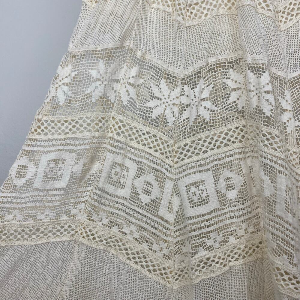 Free People Rebel Rebel Maxi Skirt - Ivory - Size Small - Picture 6 of 9